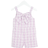 River Island Kid's Gingham Bow Playsuit - Purple