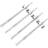 Vargen & Thor Kito Silver Spisepind 23cm 4stk