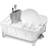 Simplehuman Compact White Dish Drainer 32.8cm