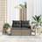 Berkfield Home 2-Seater Garden with Storage Cushions Grey Poly Rattan Outdoor Sofa
