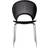 Fredericia Furniture Trinidad 3398 Black Stained Ash/Chrome Kitchen Chair 85cm