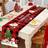 Shein Christmas Table Runner Black Checkered Tablecloth Red