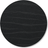 Lind DNA Buffalo Circle Black Coaster 10cm