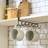 OHS Wire Under Shelf Mug Storage Black Hook & Hanger