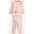 River Island Mini Girls Waistband Ribbed Top Set - Pink