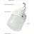 Shein 500mAh Rechargeable USB Camping Light - Cold White