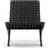 Carl Hansen & Søn MG501 Cuba Cotton Black Lounge Chair 76cm