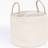 OHS Boucle Storage Cream Basket 30cm 30cm
