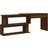 vidaXL brown oak Corner Rotable Skrivebord 50x200cm