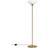 Dyberg Larsen DL31 Opal/Brass Floor Lamp 133cm