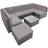 tectake Venice Outdoor Lounge Set, 1 Table incl. 6 Sofas