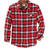 Legendary Whitetails Men's Buck Camp Flannel Shirt - Racing Red Plaid