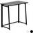 Harbour Housewares Deluxe Wooden Folding Black Writing Desk 45x80cm