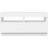 vidaXL Cabinet with Led Lights White TV Bench 80x40cm