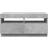 vidaXL Cabinet with Led Lights Concrete Grey TV Bench 80x40cm