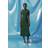 Mango Midi Dress With Open Back Green