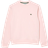 Lacoste Crewneck Tröja Med Liten Logotyp - Rosa