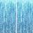 Shein Wavy Tinsel Foil Fringe Curtain 3.2 Ft x 6.6 Ft