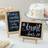 Shein Pack Mini Chalkboard Signs With Easel Notice Board