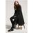 LTS Tall Formal Midi City Coat 12 - Black