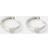 Accessorize Sterling Silver Diamanté Star Hoop Earrings - Multicolour