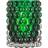Skogsberg & Smart Hurricane Boule Green Candle Holder 12cm