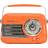 Madison Retro Radio Bluetooth FM Orange
