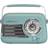 Madison Retro Radio Med Bluetooth Och FM