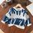 Shein Young BoyFashion Casual Cute Soft Simple Contrast Color Graphic Knit Long Sleeve - Color