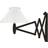 Le Klint Sax 224-1 with Standard Shade Black Oak /White Wall light