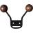Maze Interior Bill XXS Black/Brown Coat Hook 13.5cm