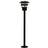 Nordlux Vejers Black Bollard 92cm