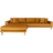 House Nordic Lido Velvet Mustard Yellow Soffa 290cm 4-sits