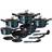 Berlinger Haus Metallic Line Aquamarine Cookware Set with lid 15 Parts