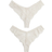 H&M Lace Brazilian Briefs 2-pack - Pale Beige