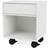 Montana Furniture Dream Castors White/Black Bedside Table 30x35.4cm