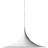 GUBI Semi Matt White Pendant Lamp ∅ 47cm