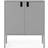 Tenzo Uno Grey Storage Cabinet 76x89cm