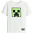H&M Minecraft T-shirt Med Vändbara Paljetter - Vit/Minecraft