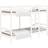 vidaXL 3139845 White Bunk Bed 80.5 x195.5cm