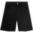 Mango Straight High Waisted Denim Bermuda Shorts - Black Denim