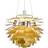 Louis Poulsen Ph Artichoke Brass/White Pendant Lamp ∅ 60cm