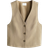 H&M Kort Vest Dame - Beige