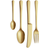Georg Jensen Copenhagen Matt Gold Cutlery Set 4pcs