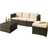 Dakota Fields Myah - Black Outdoor Lounge Set, 1 Table incl. 3 Sofas