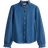 H&M Denim Blouse with Ruffle - Blue