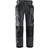 Snickers Workwear 3213 Craftsmen Holster Pockets Trousers - Steel Grey/Black