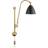 GUBI Bestlite BL5 Brass/Soft Black Semi Matt Wall light ∅ 16cm