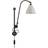 GUBI Bestlite BL5 Black Brass/Classic White Semi Matt Wall light ∅ 16cm