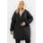 Yours Borg Lined Parka Coat - Black